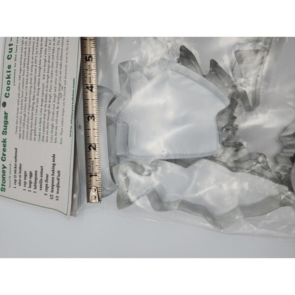 Stoney Creek Cookie Cutters Metal Set of 6 HS337 & Recipe Wildlife Outdoor - Picture 11 of 12
